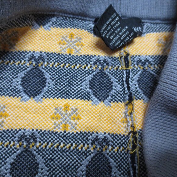 SWEATER PROJECT womens LEGGINGS gray PENGUIN pants WHITE snowflake SIZE M - Picture 7 of 8